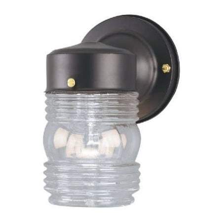 Westinghouse BLK Jelly Jar Fixture 66885